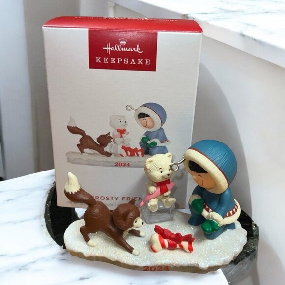 Hallmark 2024 FROSTY FRIENDS 45th Series Ornament BRAND NEW - Picture 2 of 10